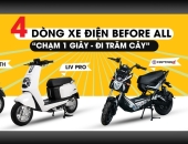 XE MÁY ĐIỆN BEFORE ALL - CHẠM MỘT GIÂY ĐI TRĂM CÂY